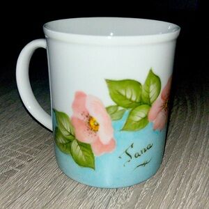 Vintage Hand Painted 80’s “Tana or Jana” with roses Tea Cup